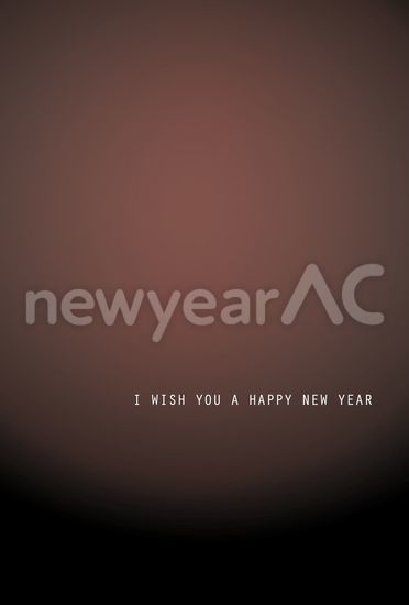 I WISH YOU A HAPPY NEW YEAR