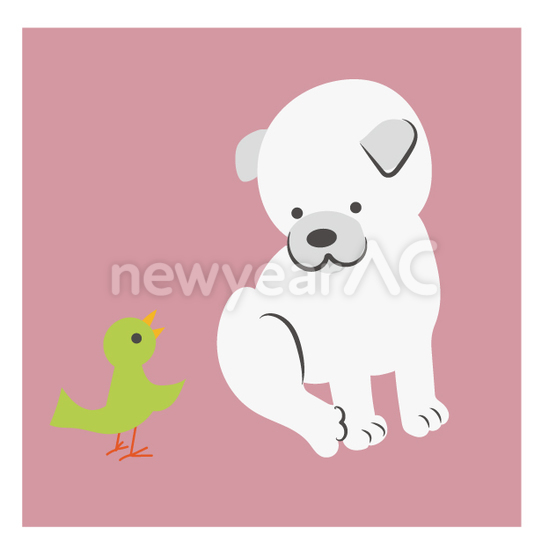 鳥と犬